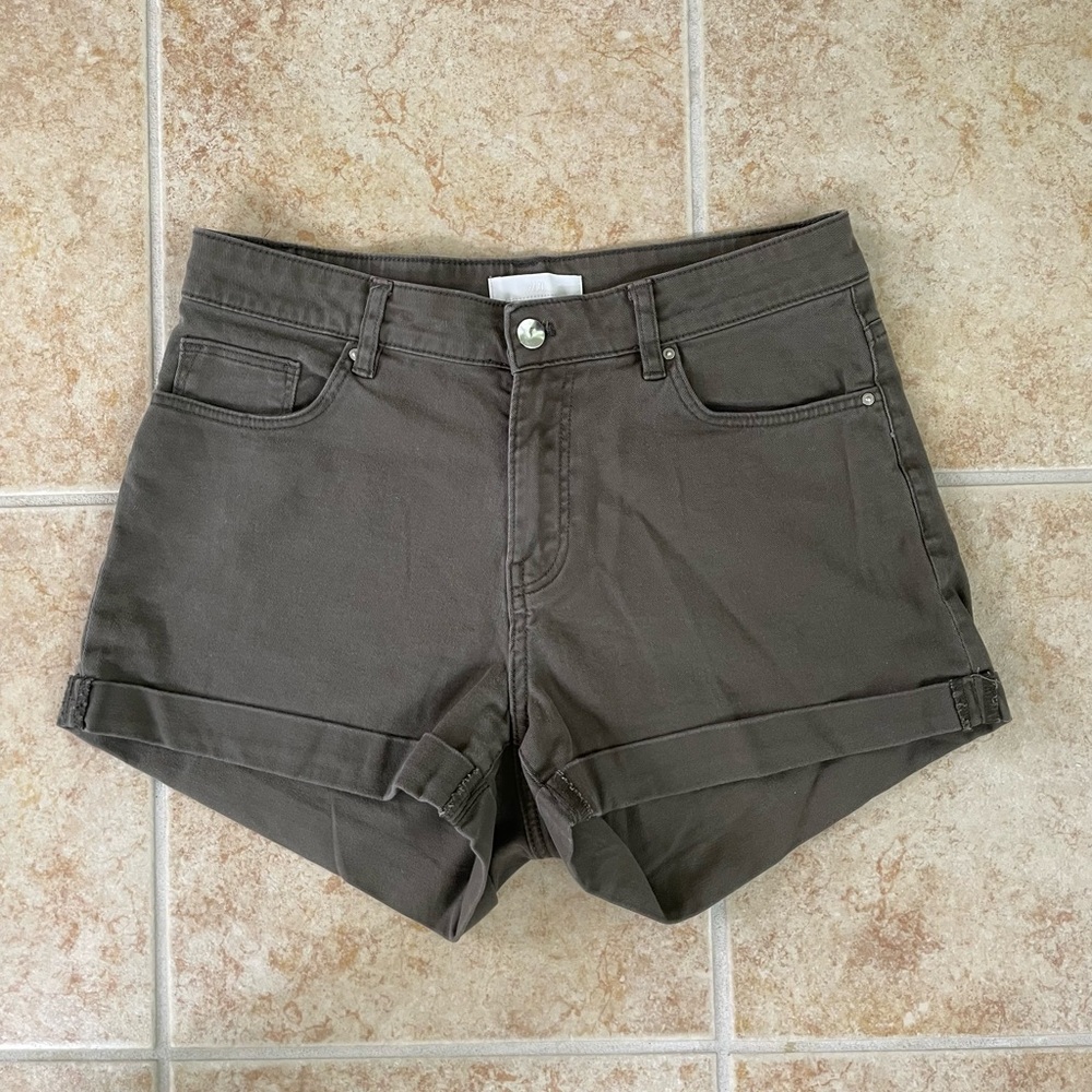 Stylish Greenish-Gray Shorts